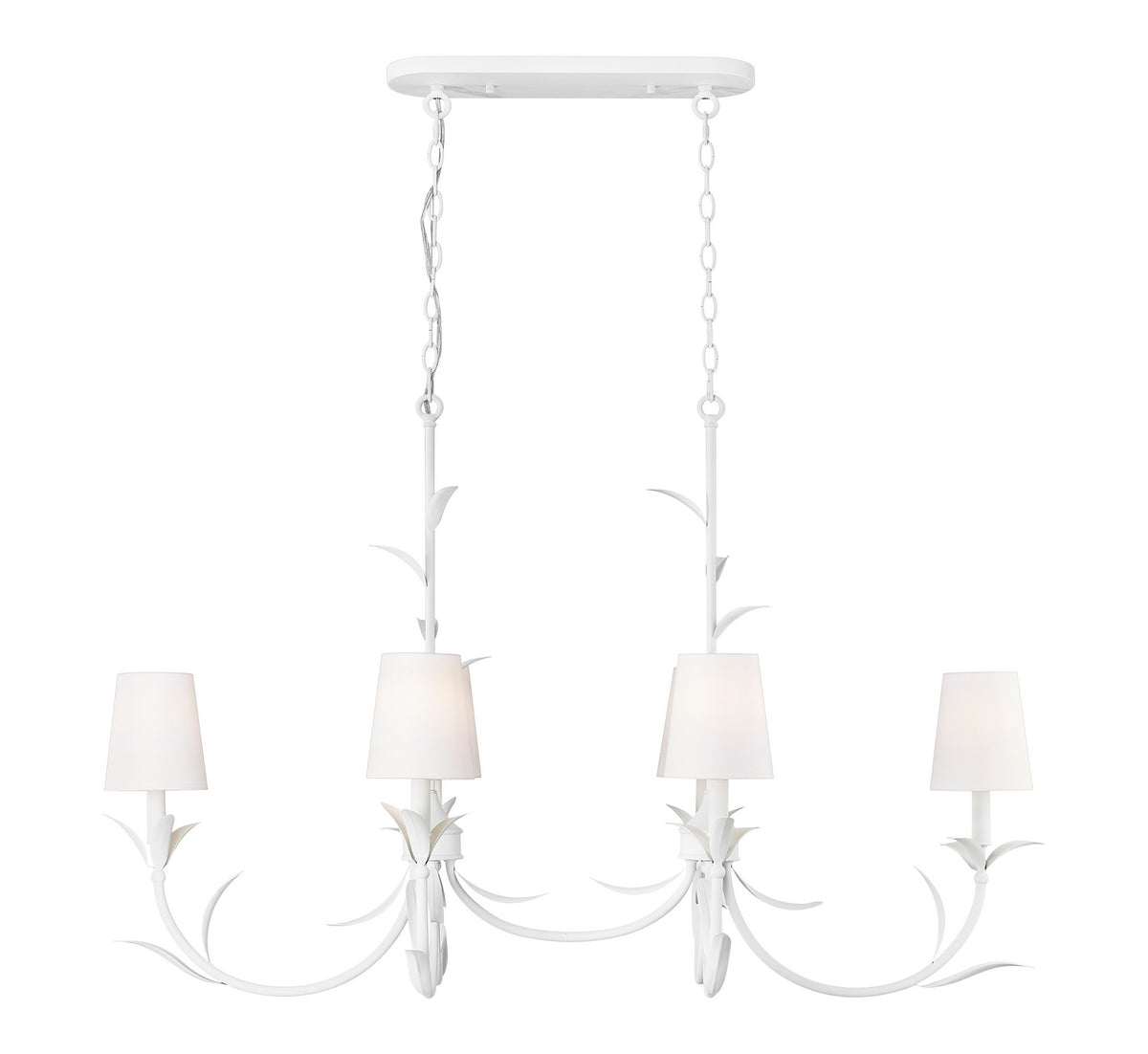 Lustre Aslin Blanc texturé, 20" – vue 4