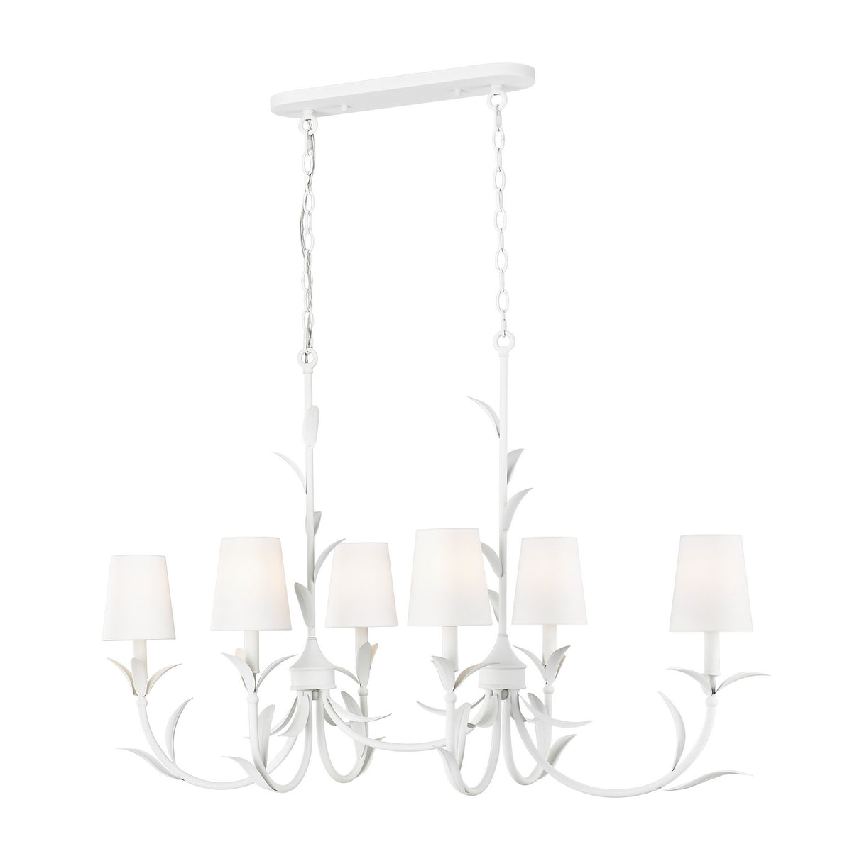 Lustre Aslin Blanc texturé, 20" – Z-Lite