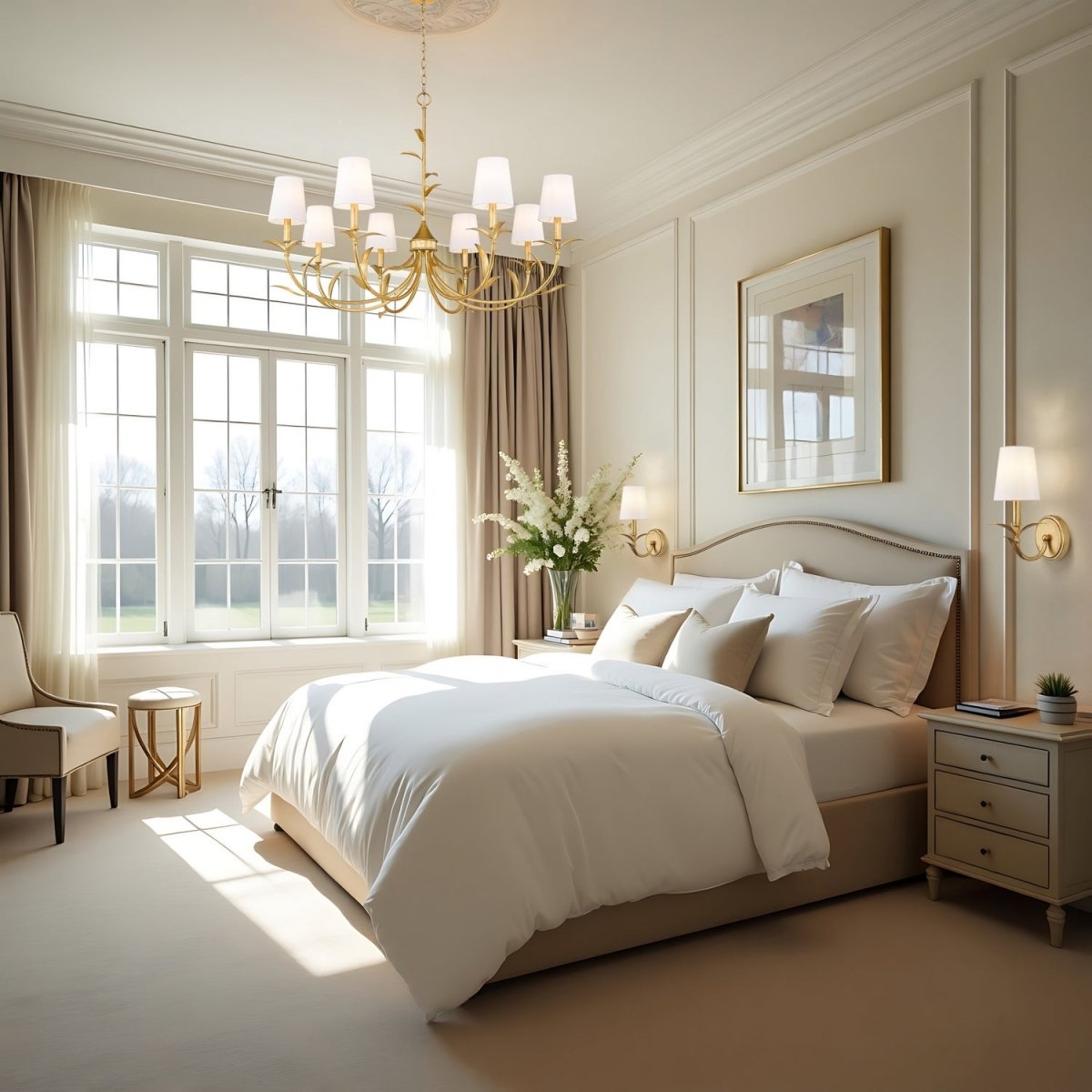 Lustre Aslin - Blanc texturé 20" by Z-Lite | Luminaires & cie