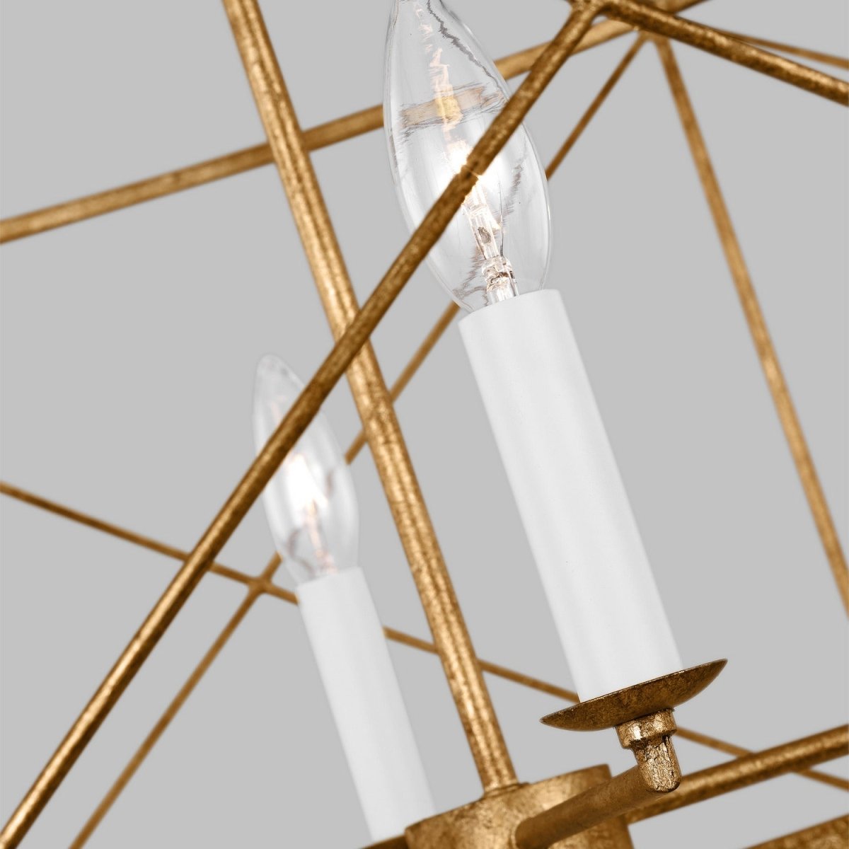 Lustre Beatrix - Fer vieilli 22" by Visual Comfort Studio | Luminaires & cie
