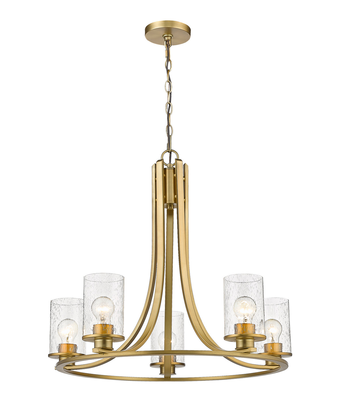 Lustre Beckett Laiton ancien – Z-Lite
