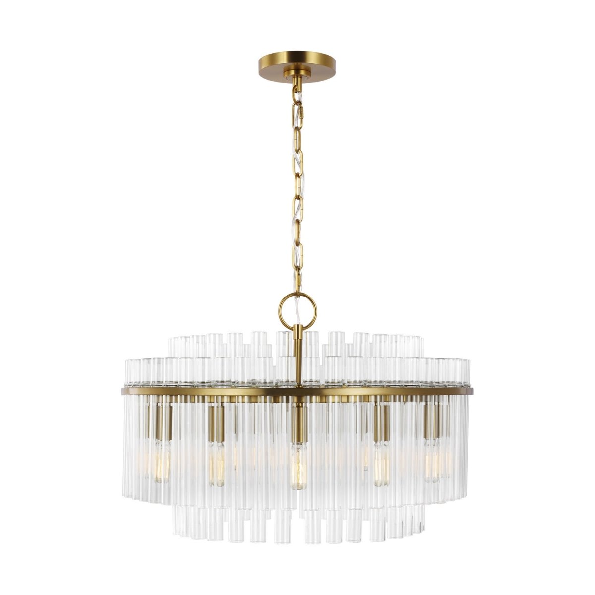 Lustre Beckett - Laiton bruni 24" by Visual Comfort Studio | Luminaires & cie