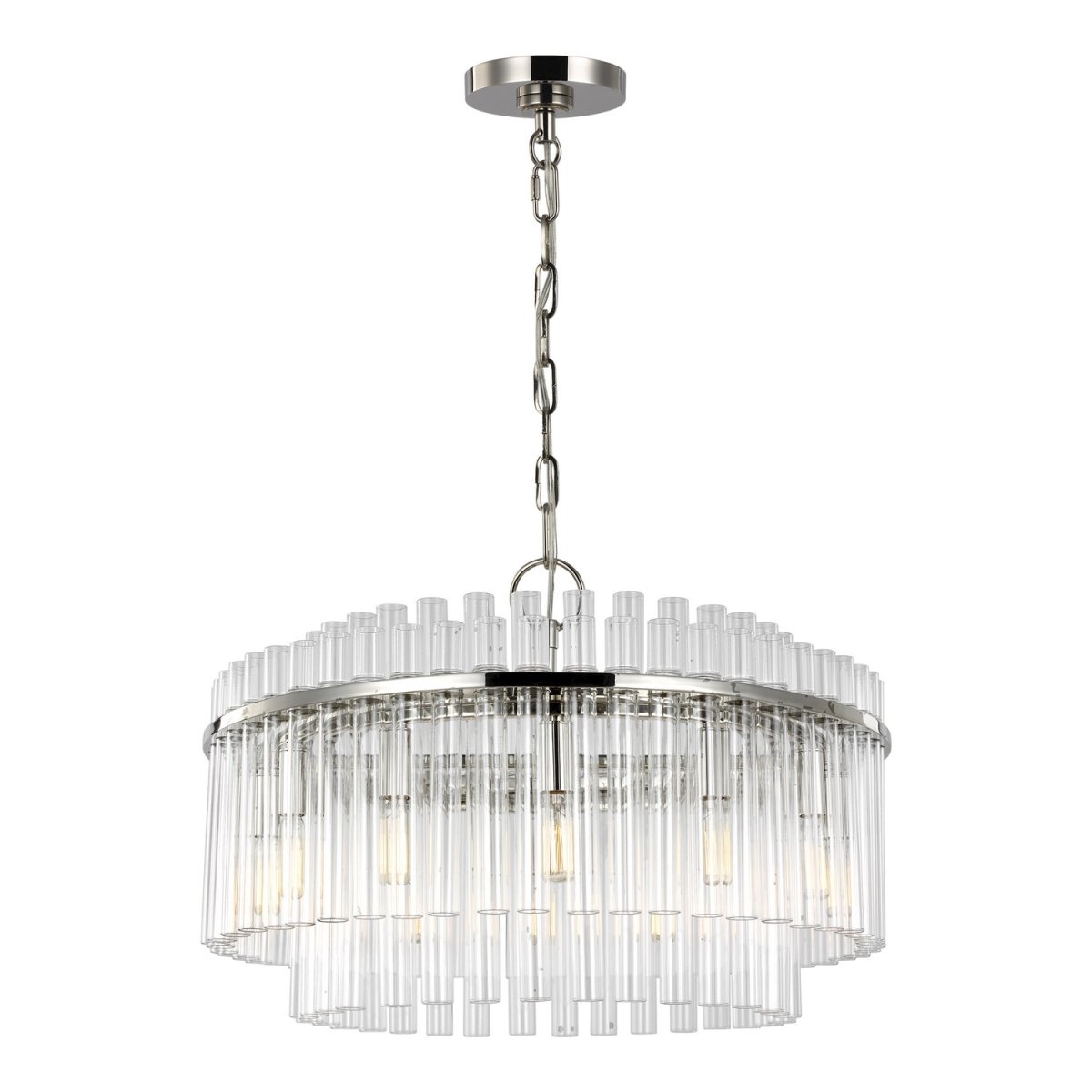 Lustre Beckett - Laiton bruni 32" by Visual Comfort Studio | Luminaires & cie