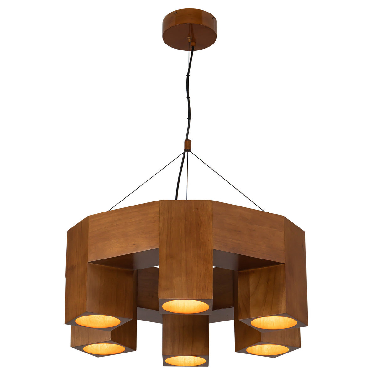 Lustre Bosco Chêne naturel, 24 1/4" – Kuzco Lighting