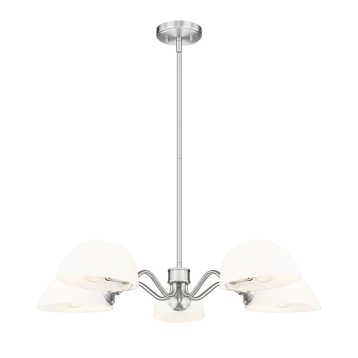 Lustre Breton Nickel brossé, 33" – Z-Lite