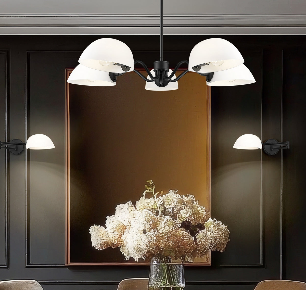 Lustre Breton Noir mat, 33" – vue 7