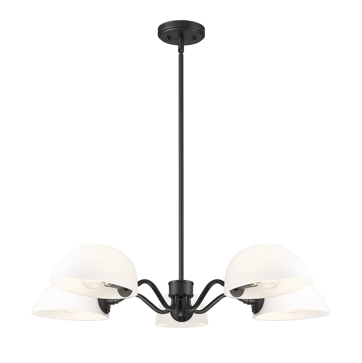 Lustre Breton Noir mat, 33" – Z-Lite