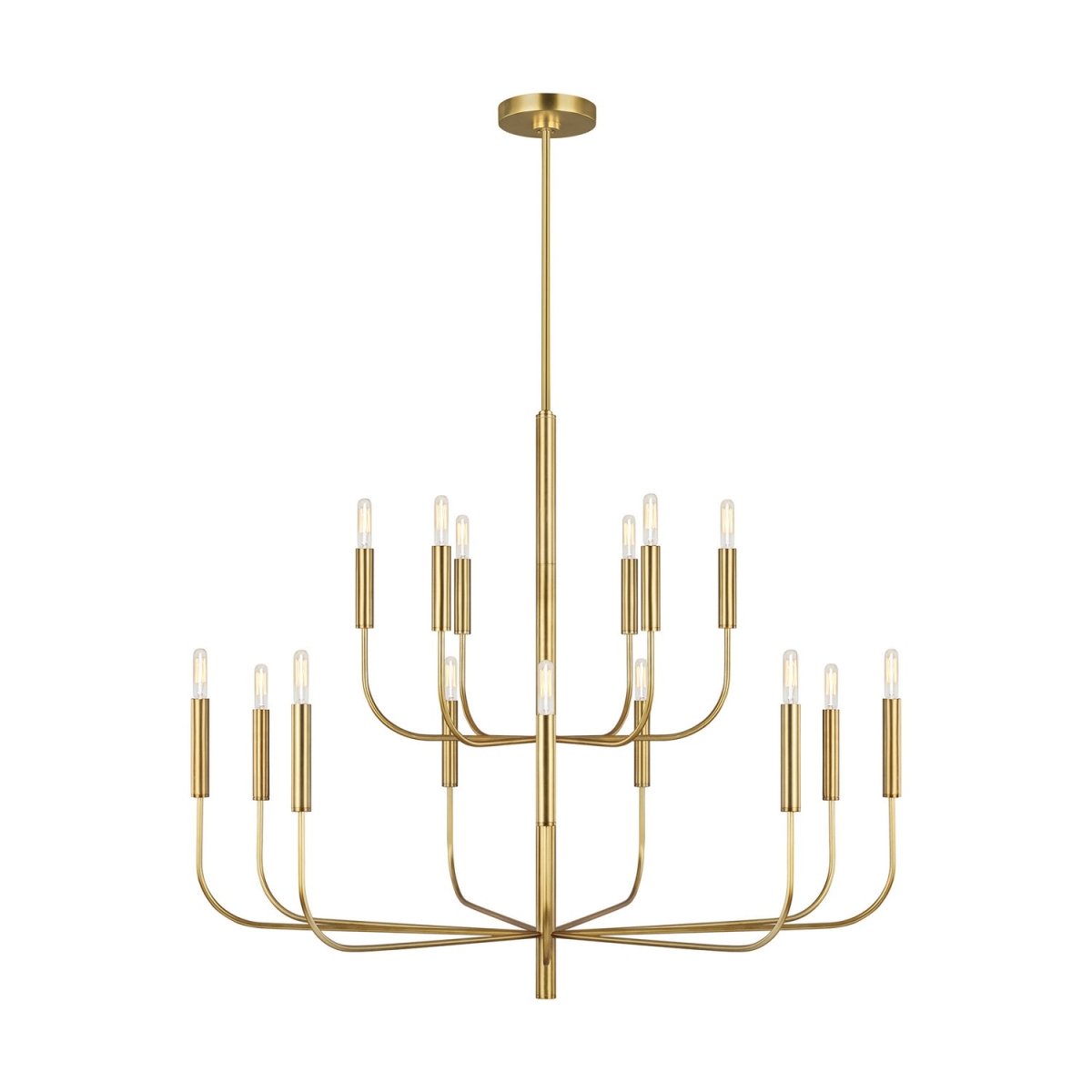 Lustre Brianna - Laiton bruni 48 3/4" by Visual Comfort Studio | Luminaires & cie