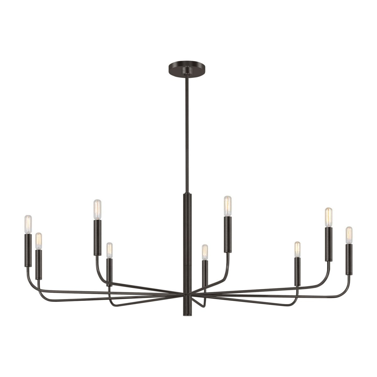 Lustre Brianna - Nickel poli 48" by Visual Comfort Studio | Luminaires & cie