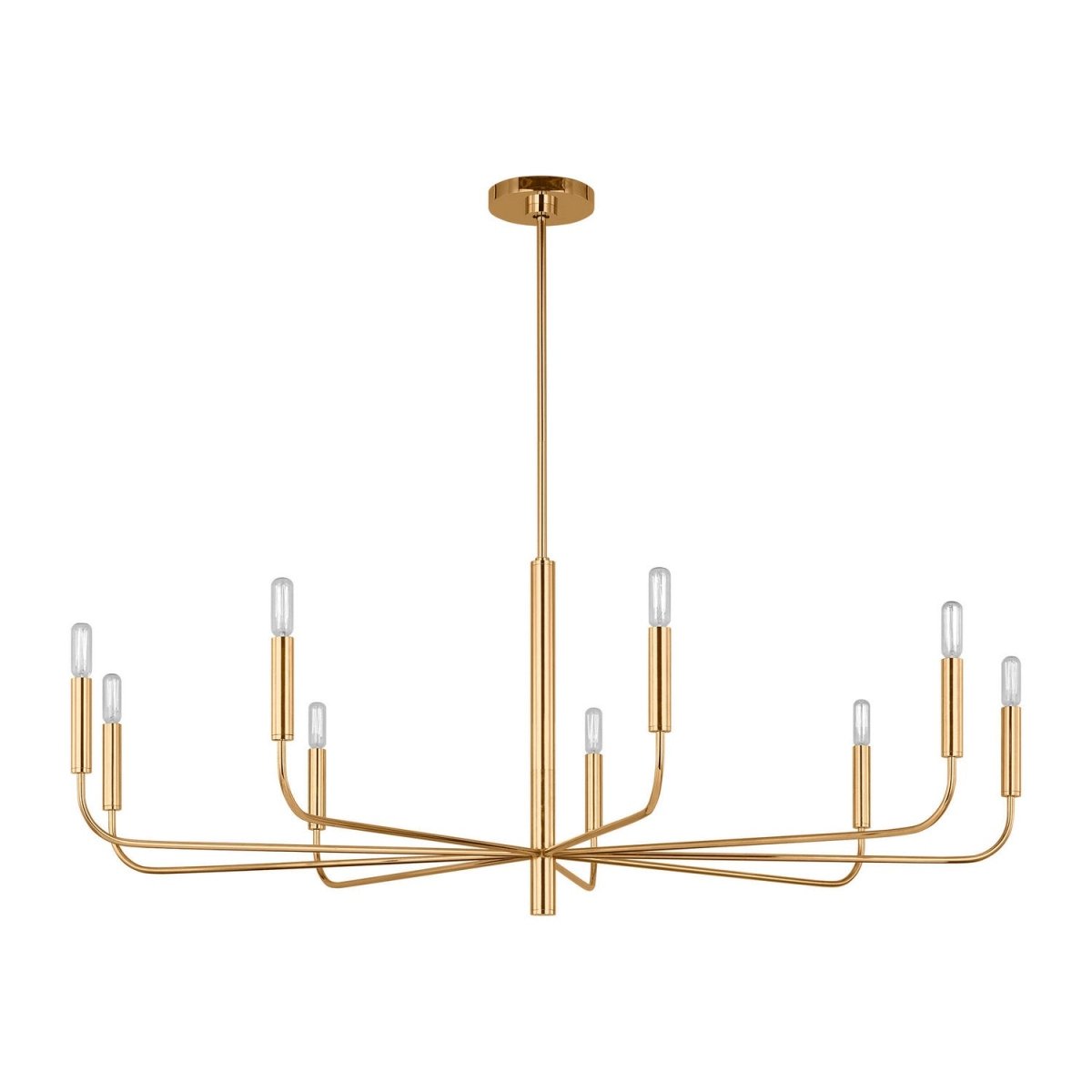 Lustre Brianna - Nickel poli 48" by Visual Comfort Studio | Luminaires & cie