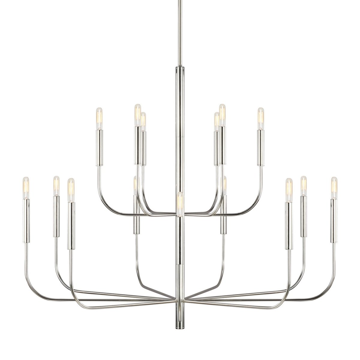 Lustre Brianna - Nickel poli 48" by Visual Comfort Studio | Luminaires & cie