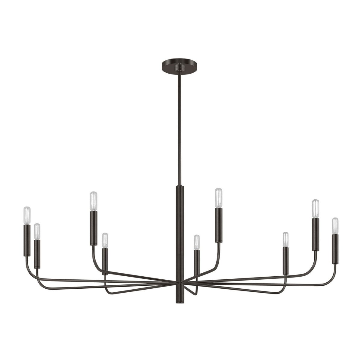 Lustre Brianna - Nickel poli 48" by Visual Comfort Studio | Luminaires & cie