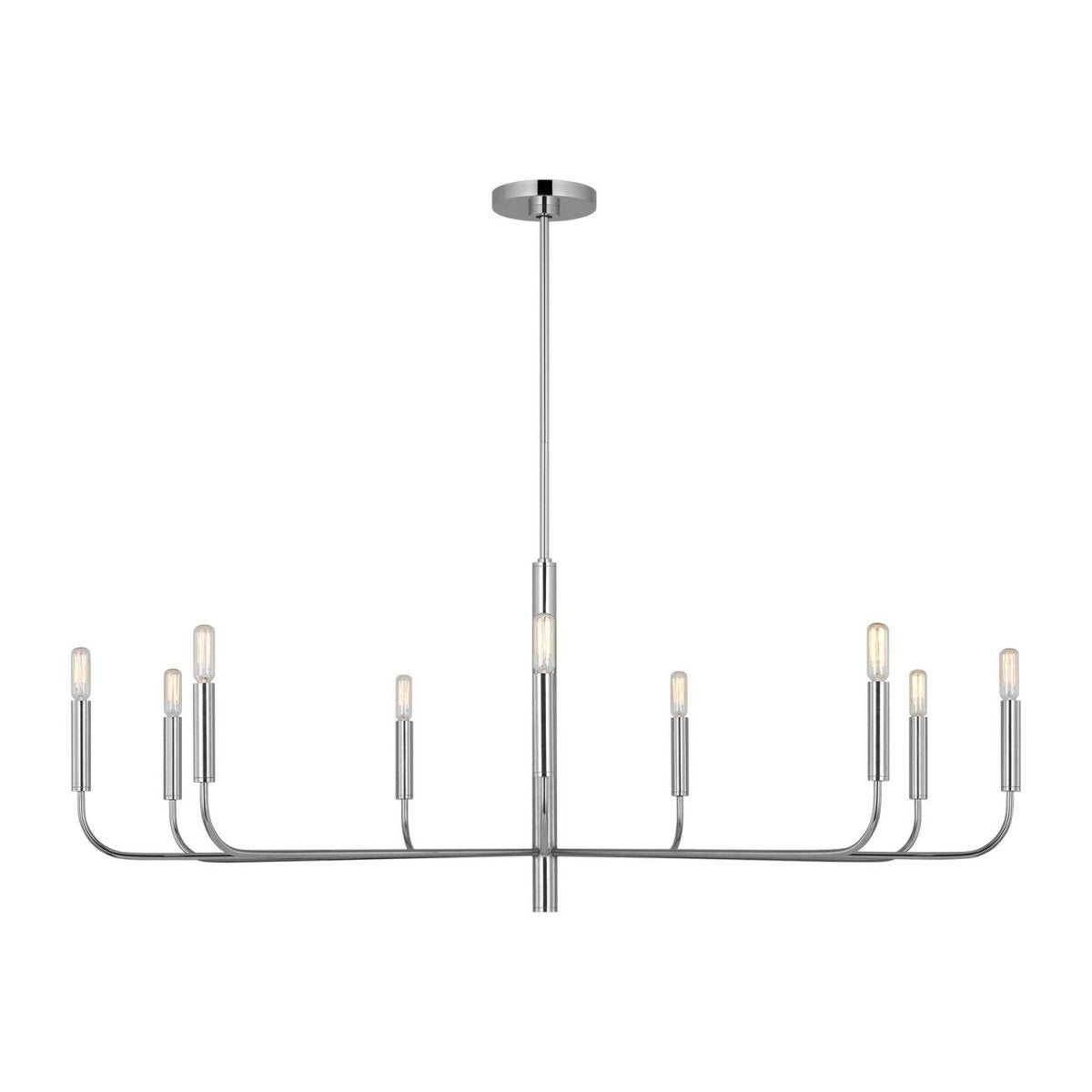 Lustre Brianna - Nickel poli 48" by Visual Comfort Studio | Luminaires & cie