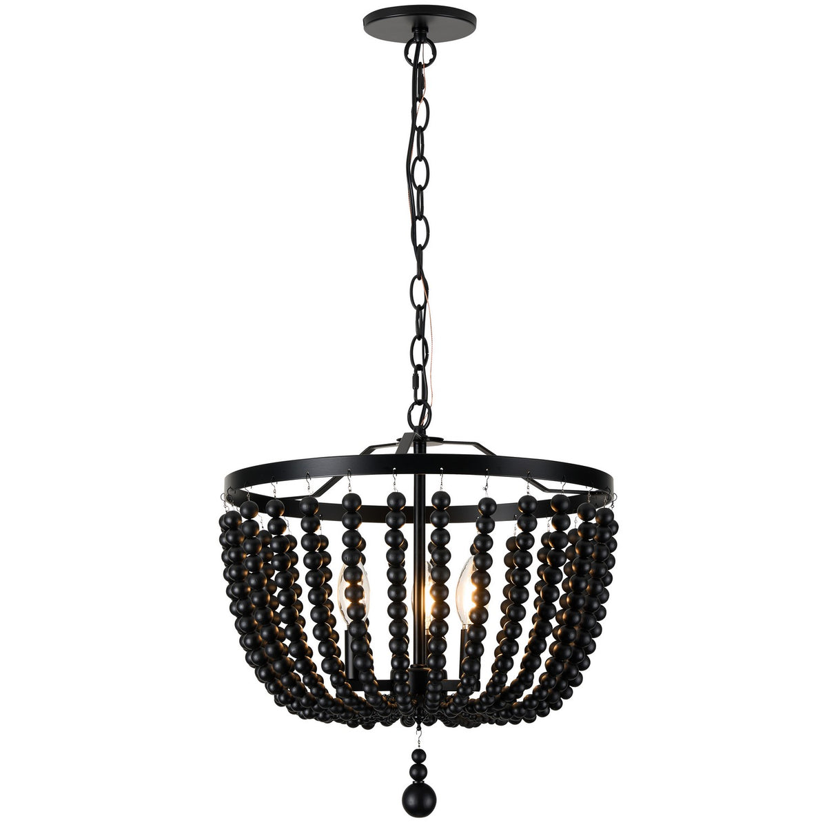 Lustre Bridget Noir mat – vue 2