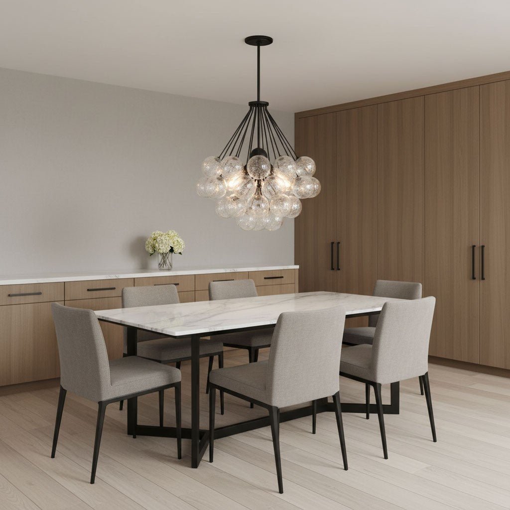 Lustre Bronzeville - Nickel brossé 21 3/4" by Visual Comfort Studio | Luminaires & cie