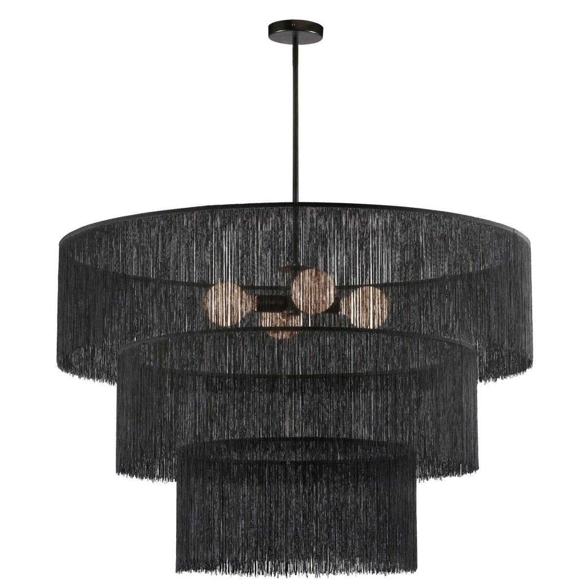 Lustre Cadelaria - 40 Matte Black by Dainolite | Luminaires & cie