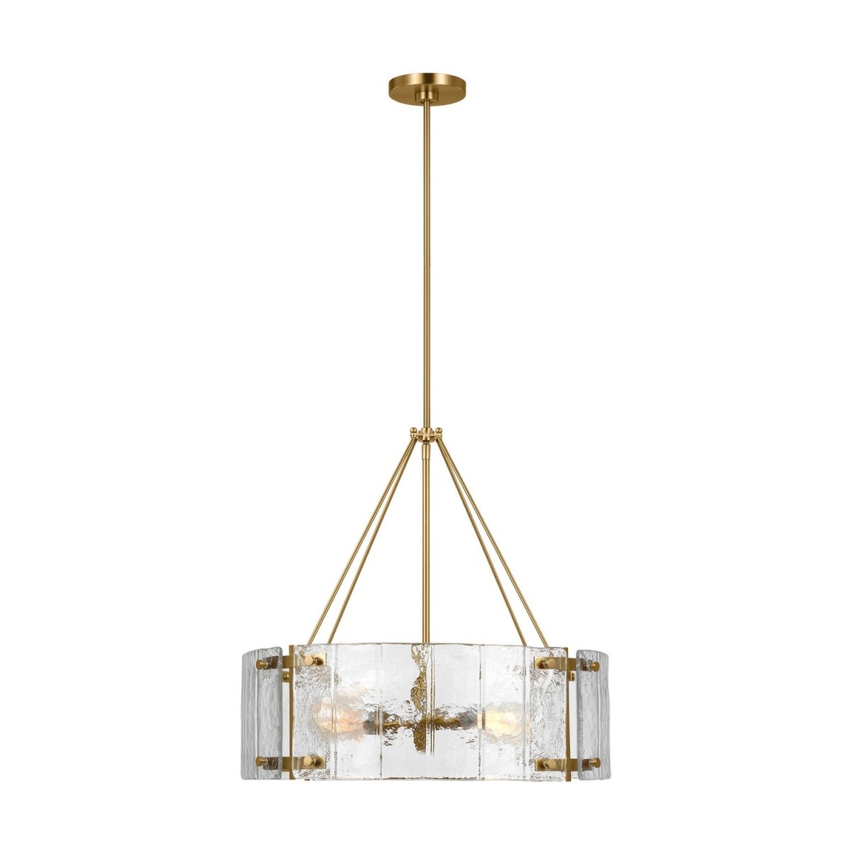 Lustre Calvert - Laiton bruni by Visual Comfort Studio | Luminaires & cie