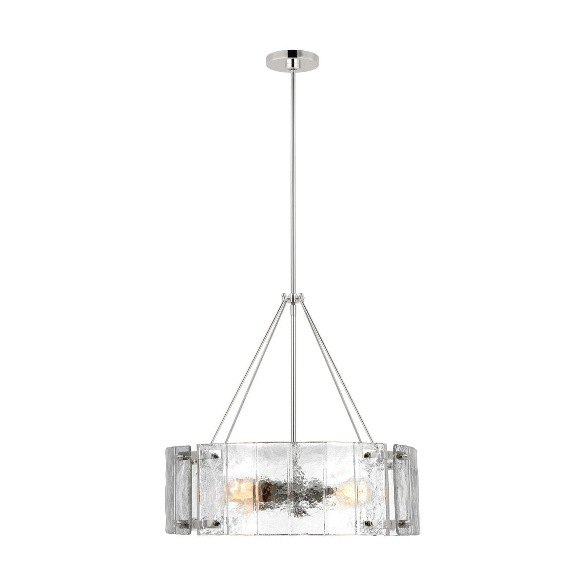 Lustre Calvert - Nickel poli by Visual Comfort Studio | Luminaires & cie