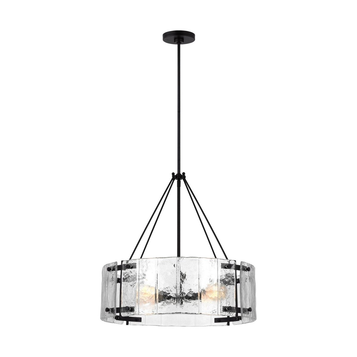 Lustre Calvert - Nickel poli by Visual Comfort Studio | Luminaires & cie