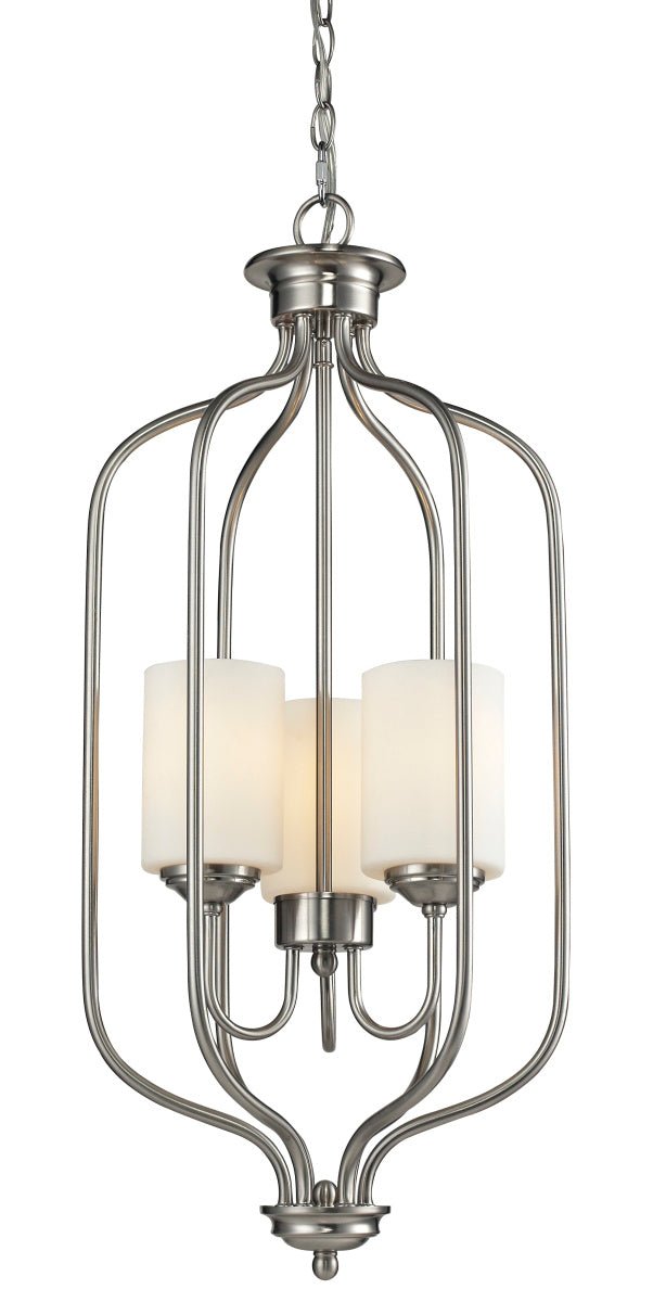 Lustre Cardinal - Nickel brossé 13 1/2" by Z-Lite | Luminaires & cie