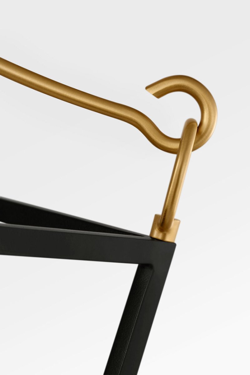 Lustre Carlyle - Noir minuit | Laiton bruni 24 3/8" by Visual Comfort Studio | Luminaires & cie