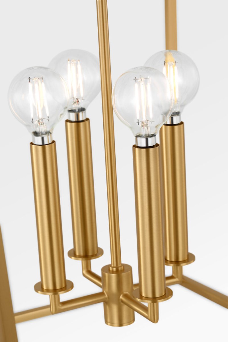 Lustre Carlyle - Noir minuit | Laiton bruni 24 3/8" by Visual Comfort Studio | Luminaires & cie