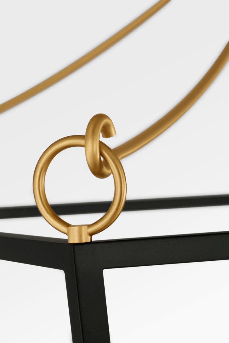 Lustre Carlyle - Noir minuit | Laiton bruni 24 3/8" by Visual Comfort Studio | Luminaires & cie