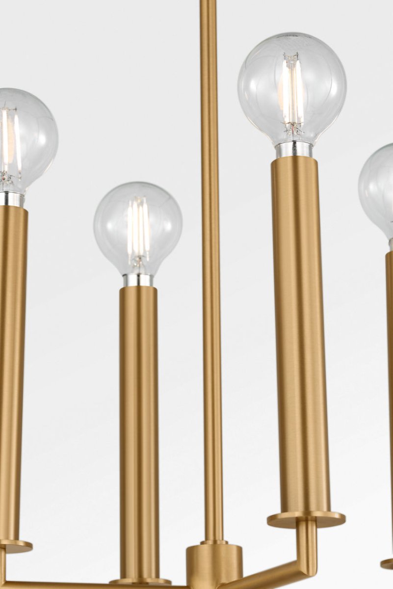 Lustre Carlyle - Noir minuit | Laiton bruni 24 3/8" by Visual Comfort Studio | Luminaires & cie