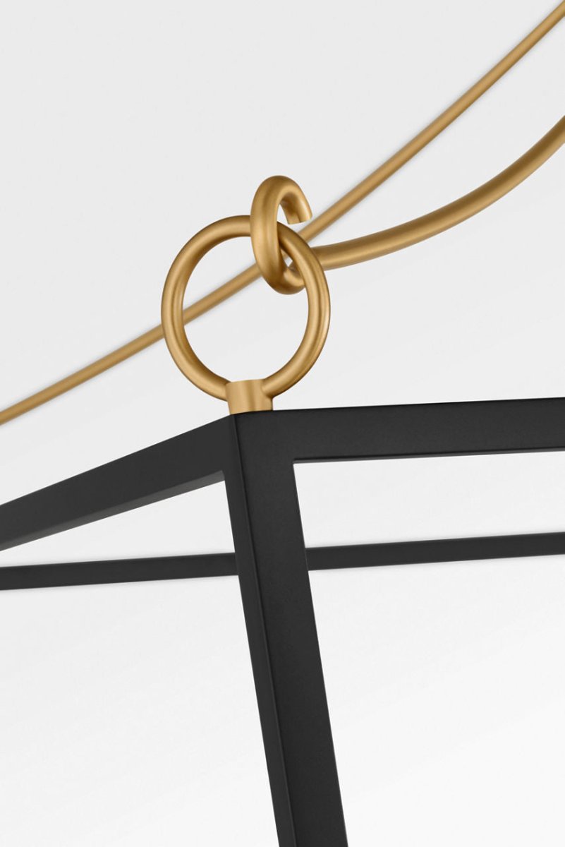 Lustre Carlyle - Noir minuit | Laiton bruni 24 3/8" by Visual Comfort Studio | Luminaires & cie