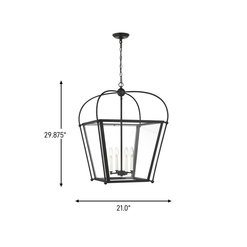 Lustre Charleston - Laiton satiné 21" by Visual Comfort Studio | Luminaires & cie