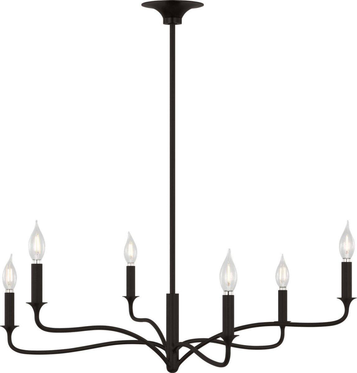 Lustre Chatsworth - Fer vieilli 32" by Visual Comfort Studio | Luminaires & cie