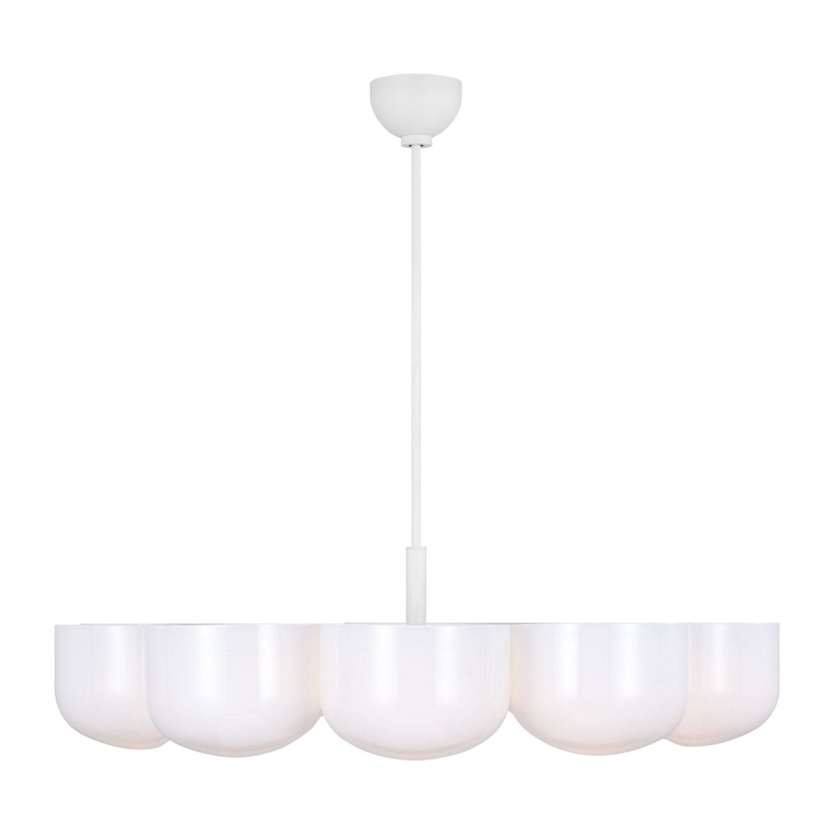Lustre Cheverny - Blanc mat by Visual Comfort Studio | Luminaires & cie