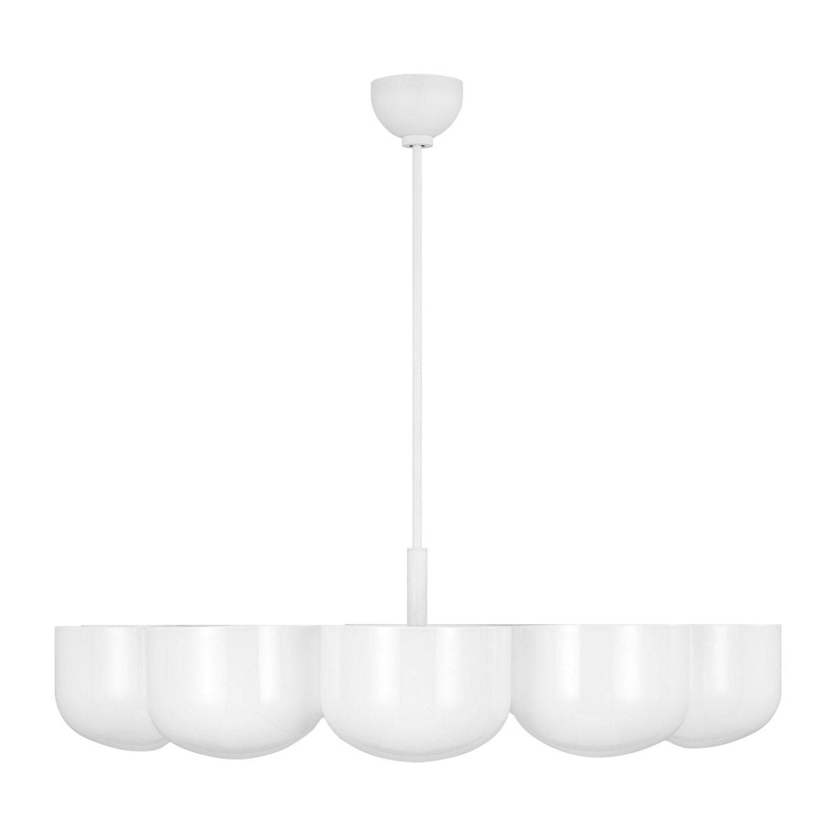 Lustre Cheverny - Blanc mat by Visual Comfort Studio | Luminaires & cie