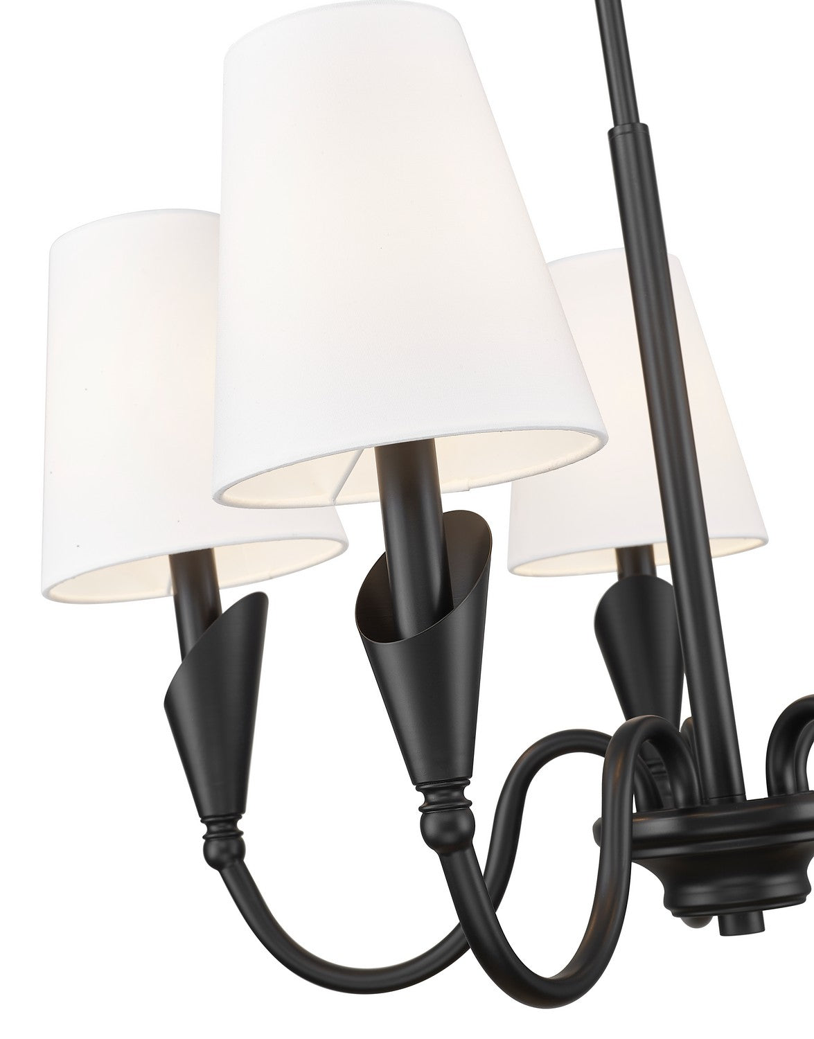 Lustre Claudelle Noir mat, 24" – vue 4