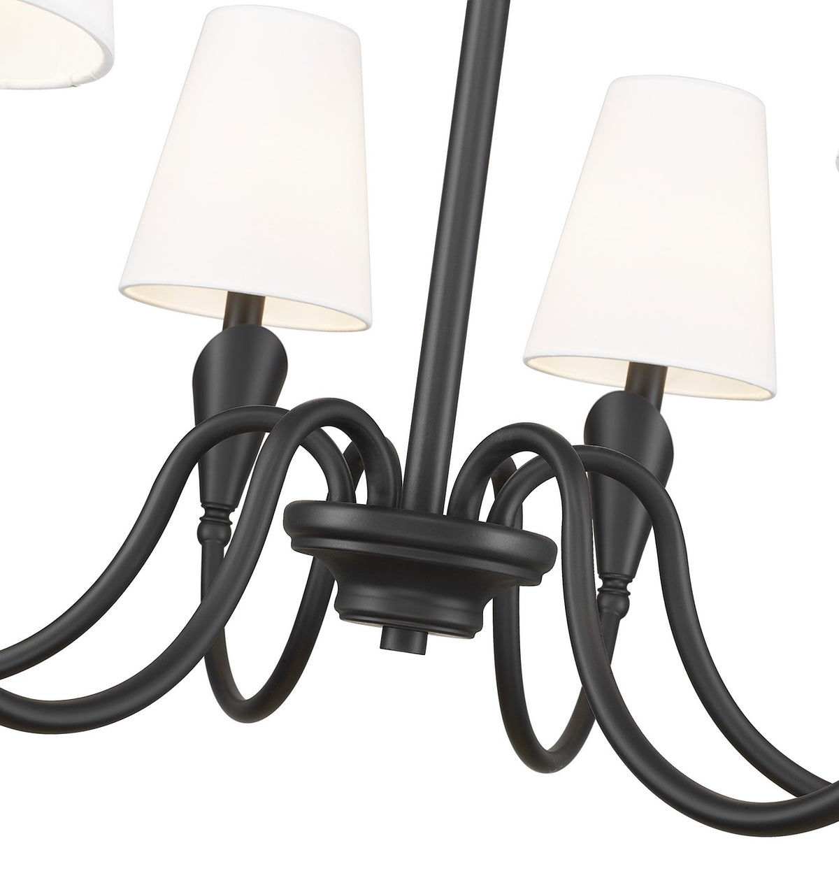 Lustre Claudelle Noir mat, 32" – vue 4