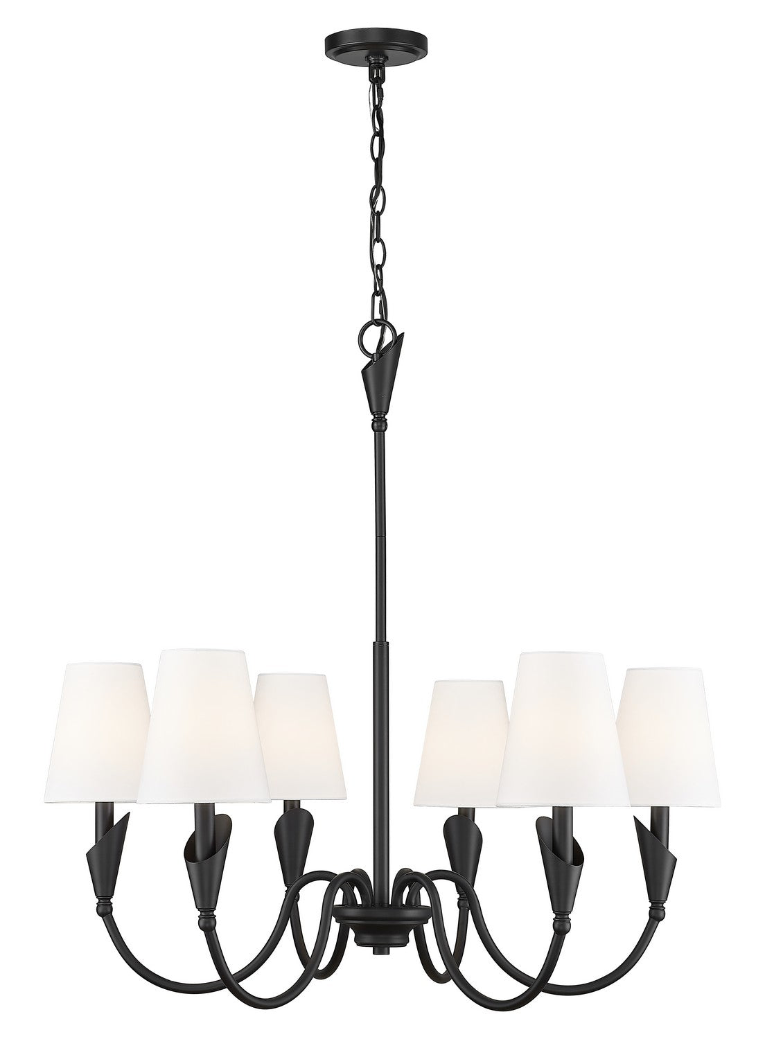 Lustre Claudelle Noir mat, 32" – Z-Lite