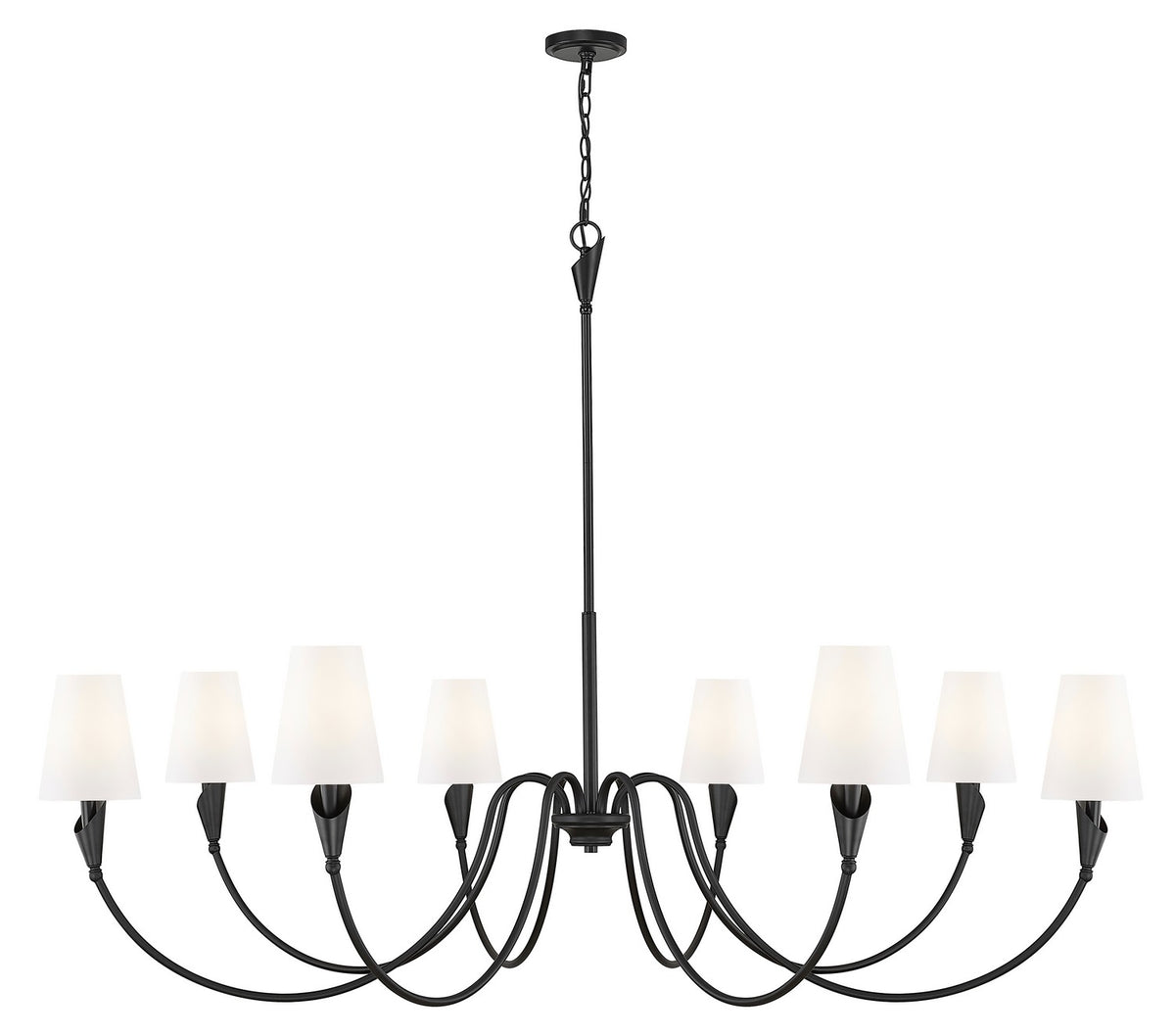 Lustre Claudelle Noir mat, 65" – Z-Lite