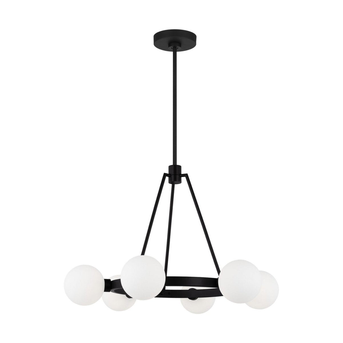 Lustre Clybourn - Laiton satiné 26" by Visual Comfort Studio | Luminaires & cie