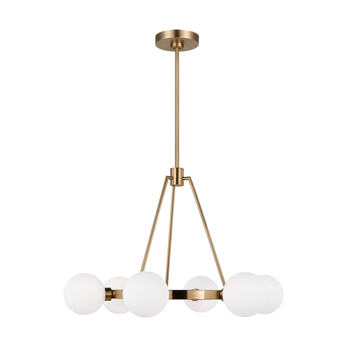 Lustre Clybourn - Laiton satiné 26" by Visual Comfort Studio | Luminaires & cie