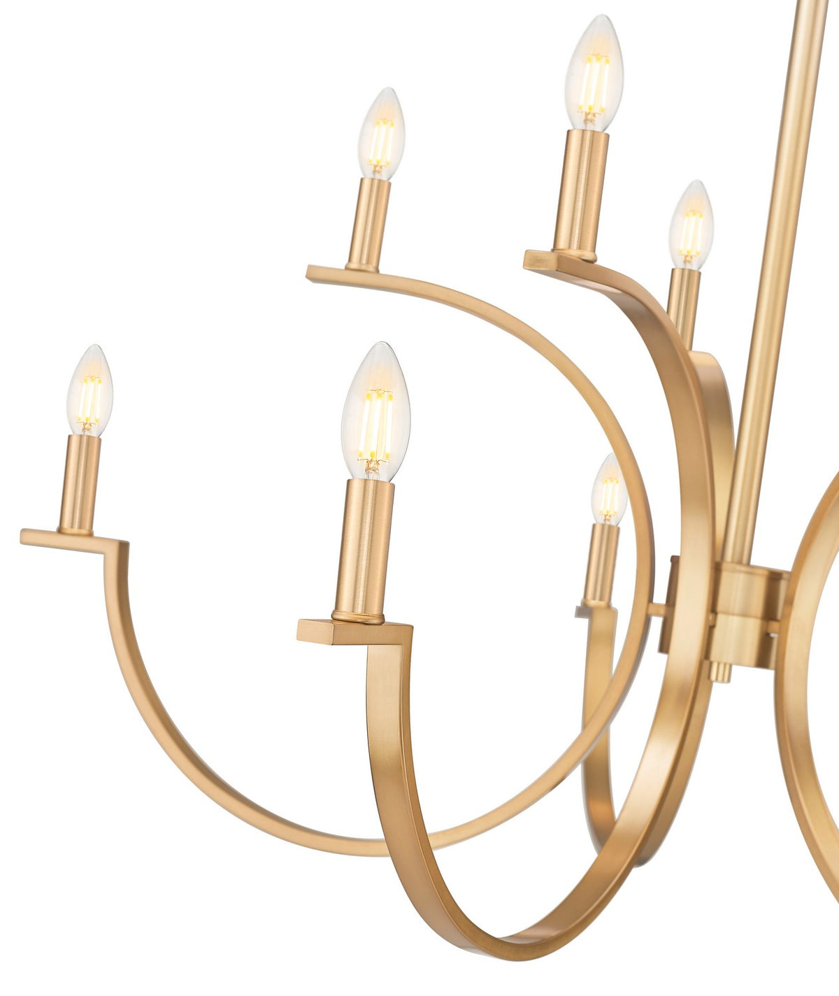 Lustre Cordelia Or moderne, 40" – vue 2
