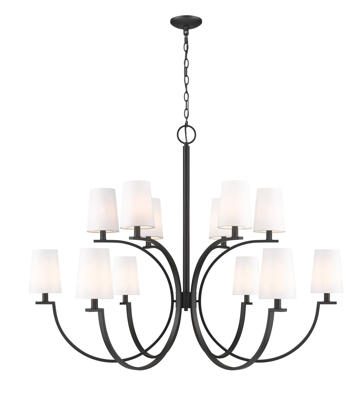 Lustre Cordelia Noir mat, 48" – Z-Lite