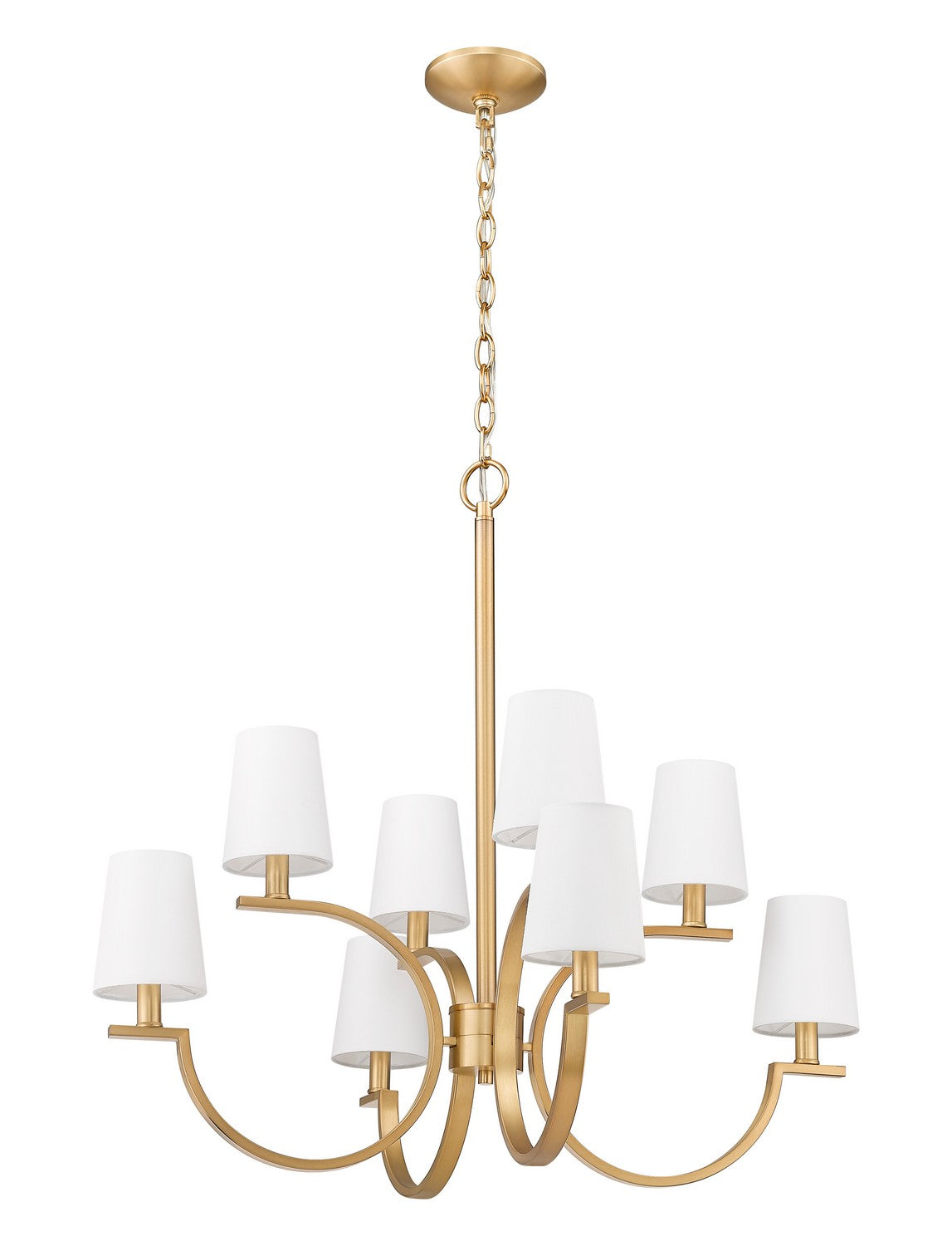 Lustre Cordelia Or moderne, 29 1/4" – vue 2