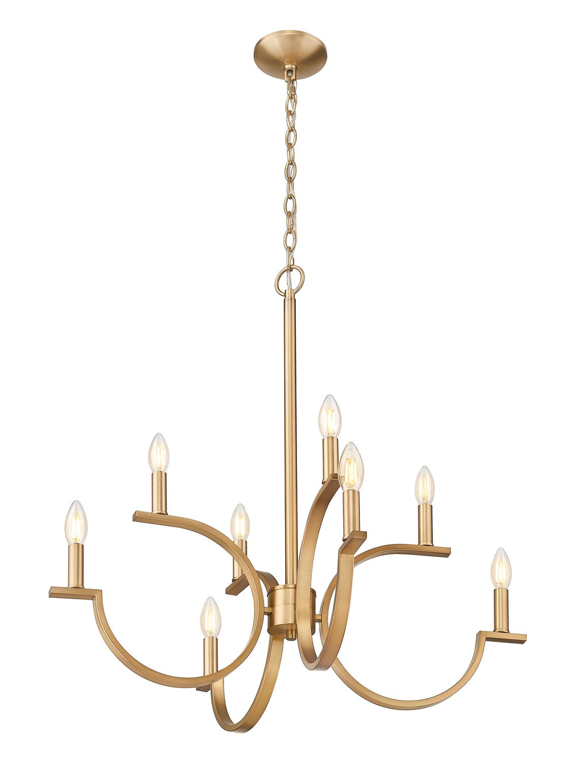 Lustre Cordelia Or moderne, 29 1/4" – vue 3