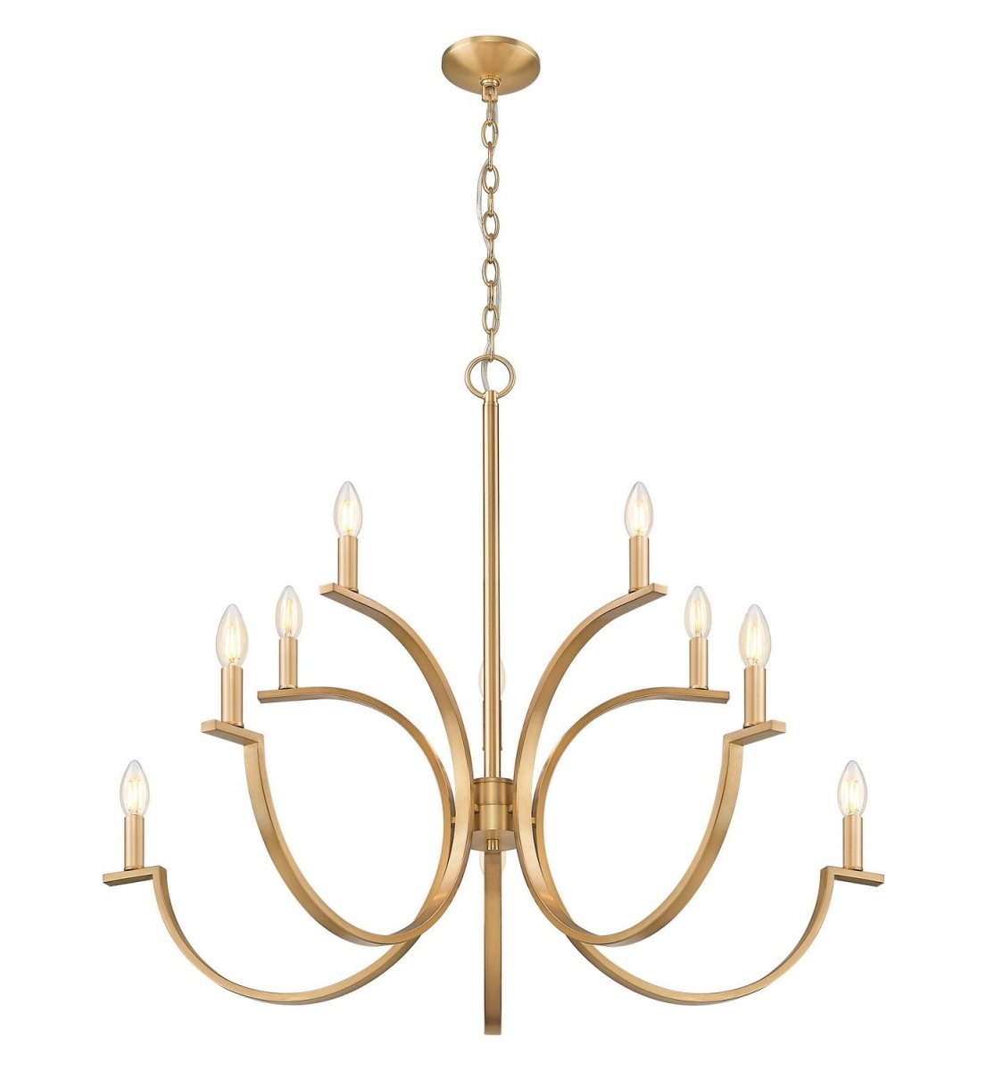 Lustre Cordelia - Or moderne 29 1/4" by Z-Lite | Luminaires & cie