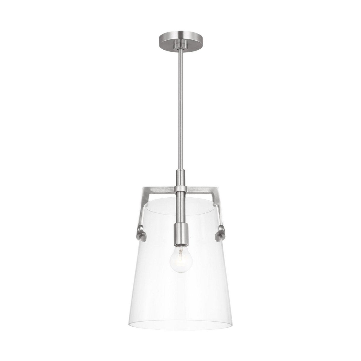 Lustre Crofton - Nickel brossé by Visual Comfort Studio | Luminaires & cie
