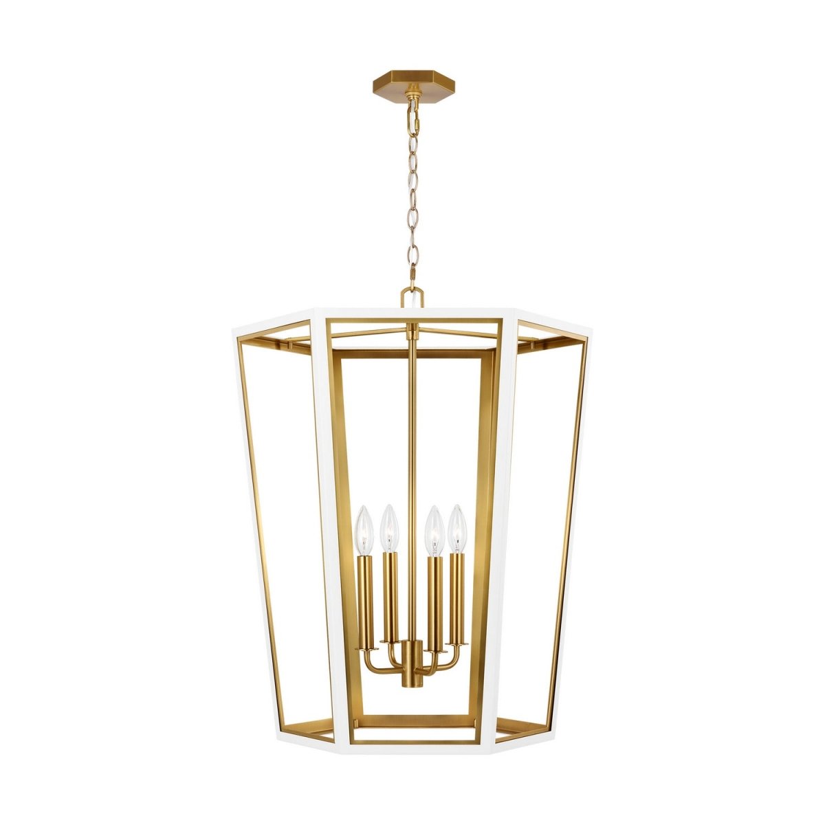 Lustre Curt - Blanc mat 21 3/8" by Visual Comfort Studio | Luminaires & cie