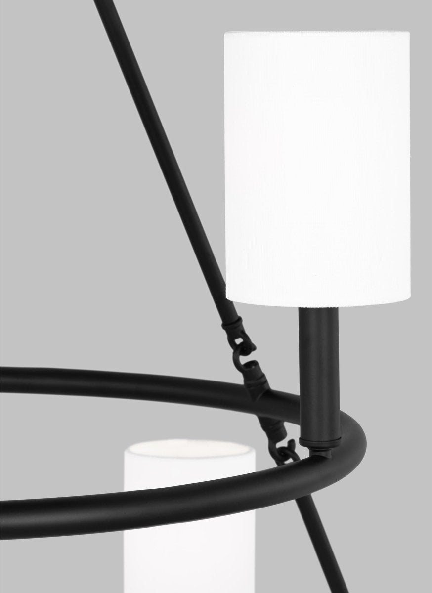 Lustre Egmont - Laiton satiné 36" by Visual Comfort Studio | Luminaires & cie