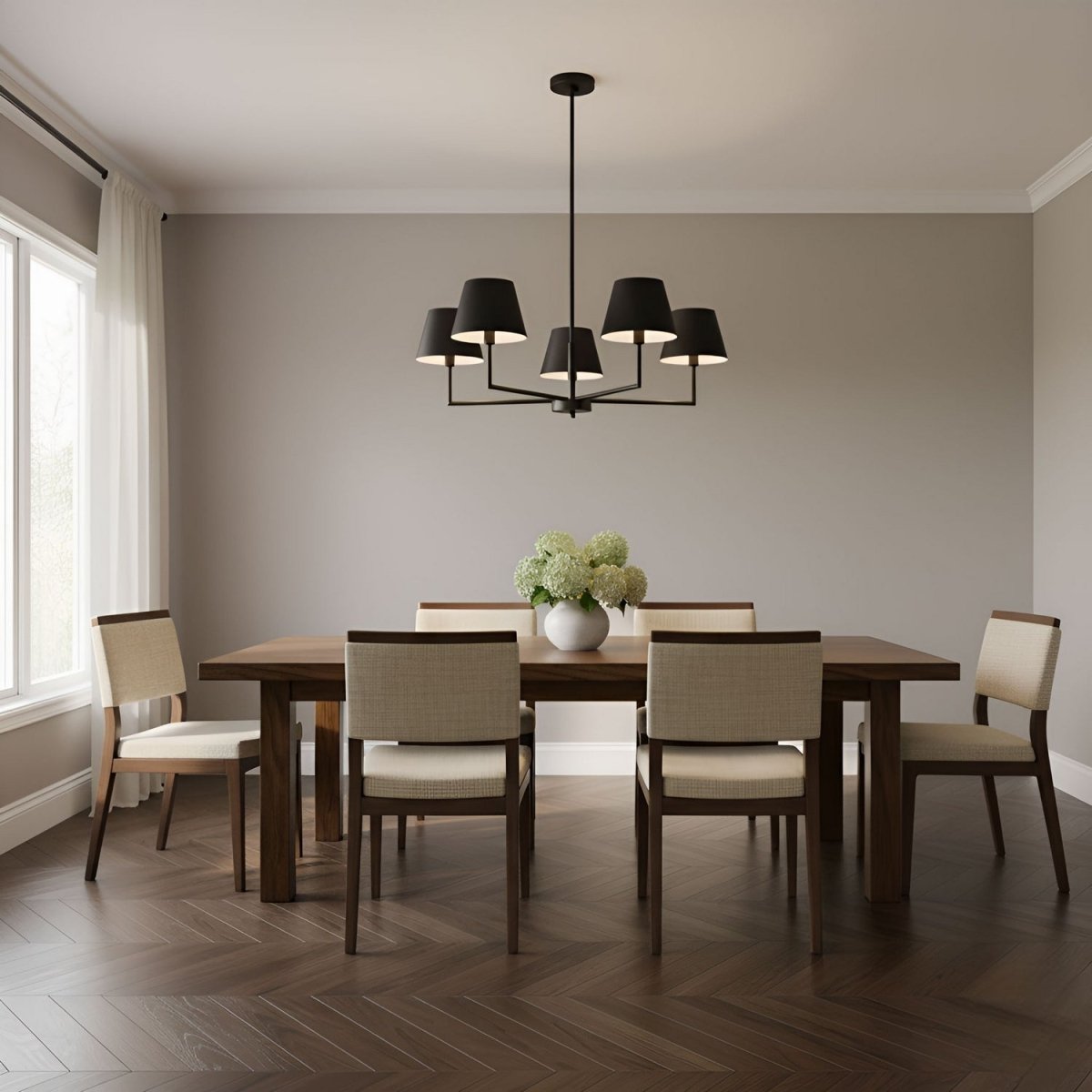 Lustre Ender - Laiton satiné by Visual Comfort Studio | Luminaires & cie
