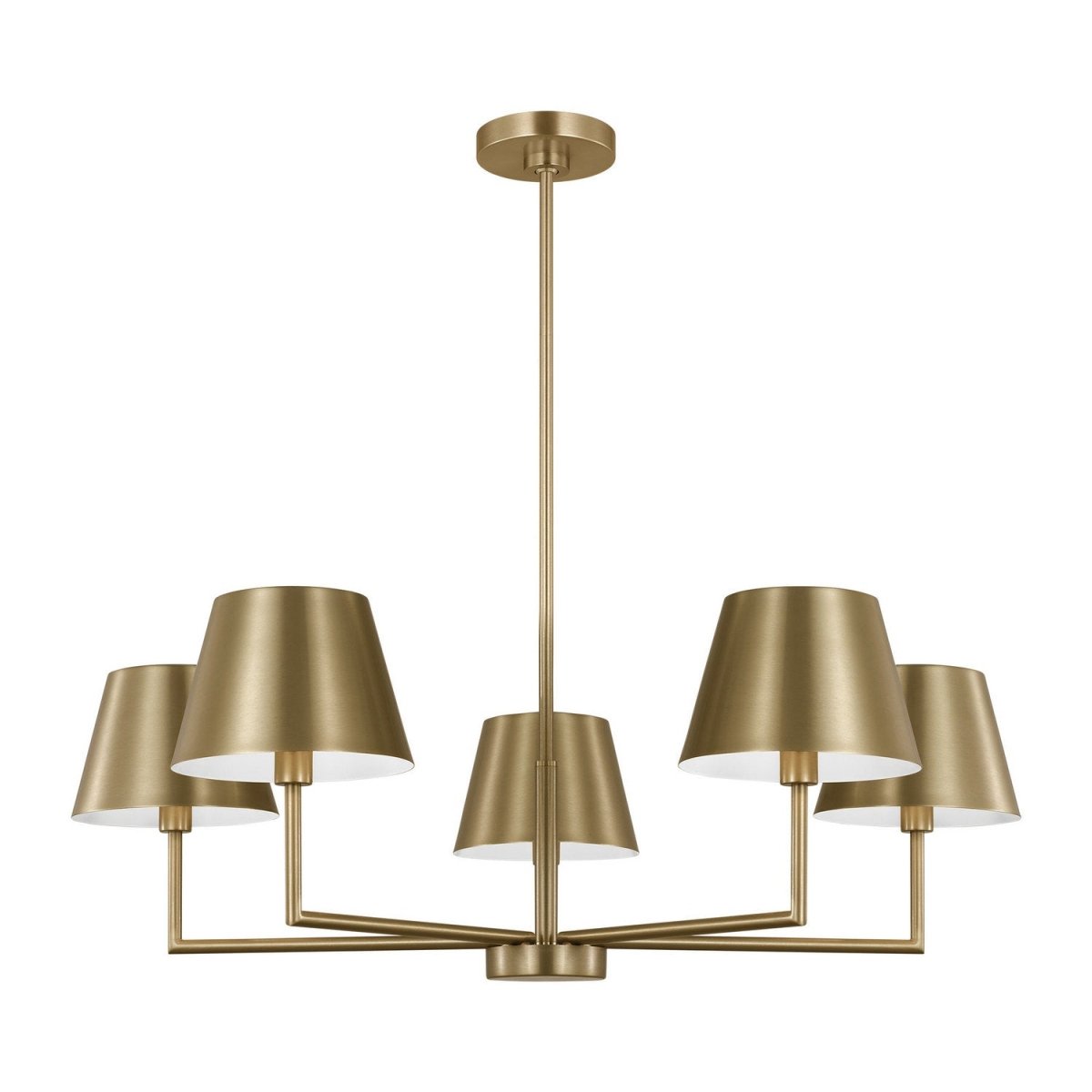 Lustre Ender - Laiton satiné by Visual Comfort Studio | Luminaires & cie