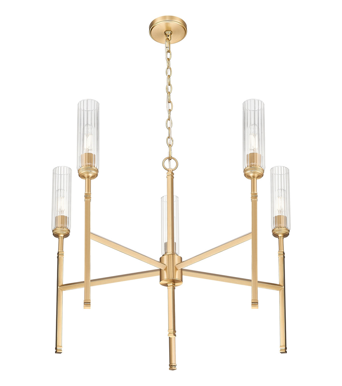 Lustre Esme Or moderne, nombre ampoules 5 – vue 3